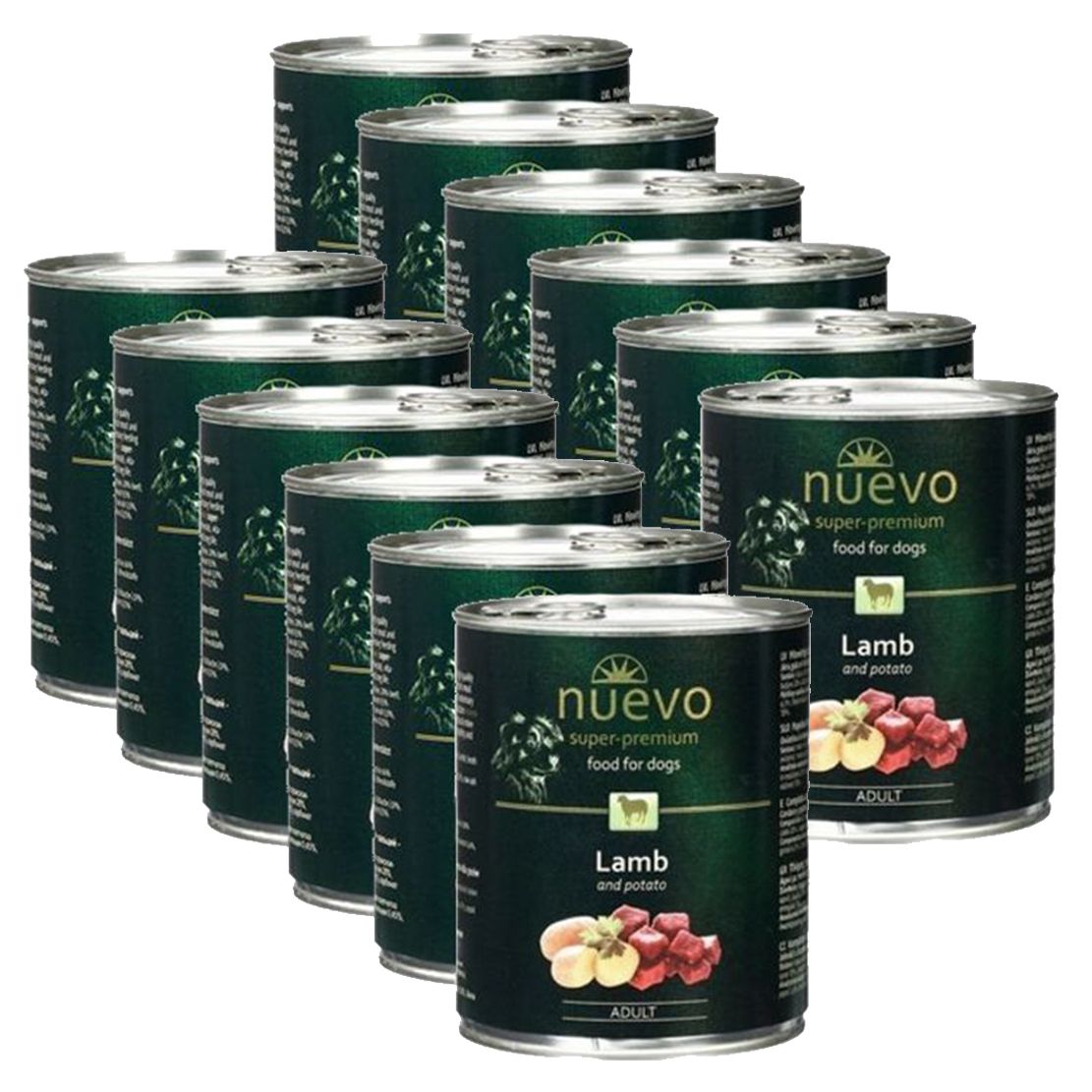 Konzerva NUEVO DOG Adult Lamb & Potato 12 x 800 g
