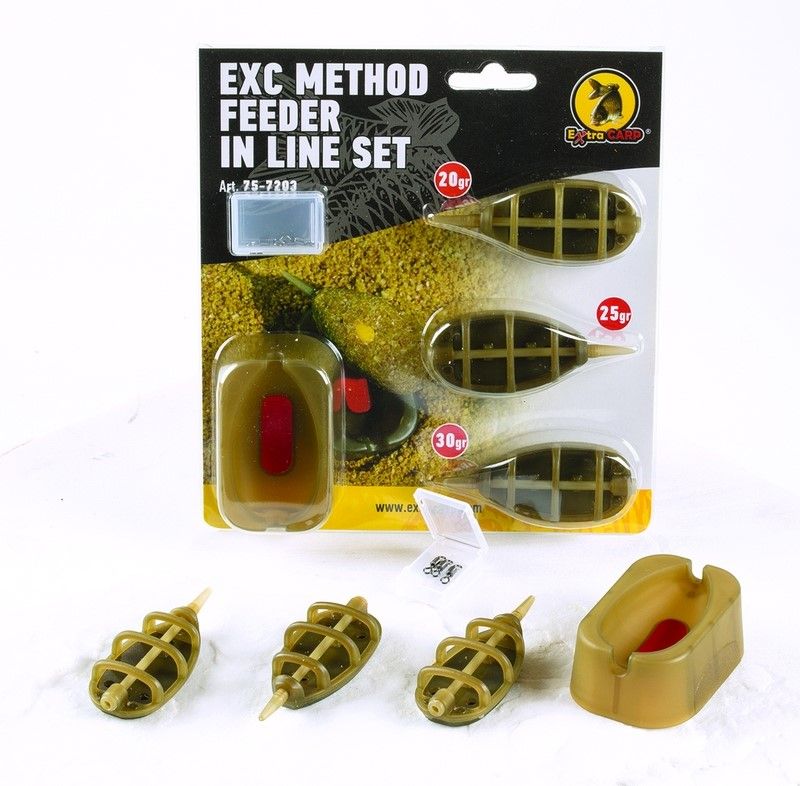 Extra Carp Method Feeder Set 3+1