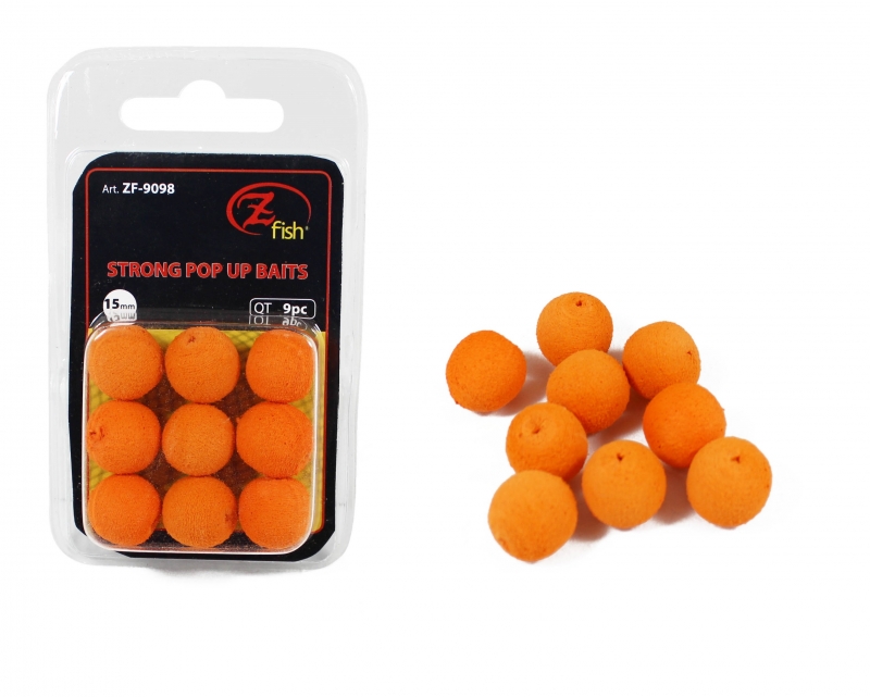 Zfish Pjenasti mamac Foam Pop up Baits Orange 15mm