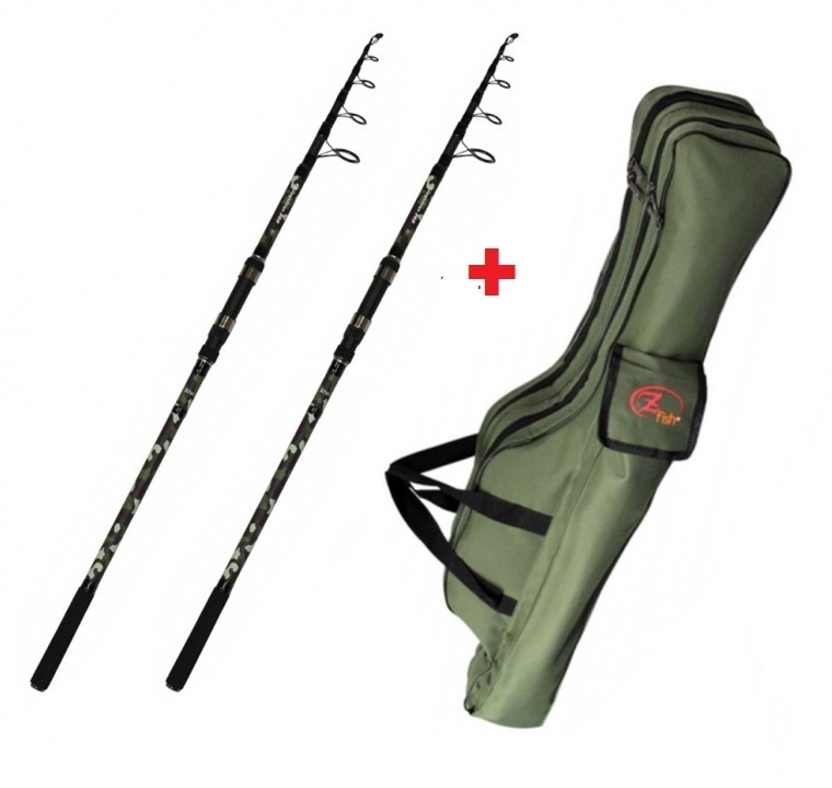Zfish Combo 2x Kingstone 3,60m/3,00lb + Gratis Futrola!