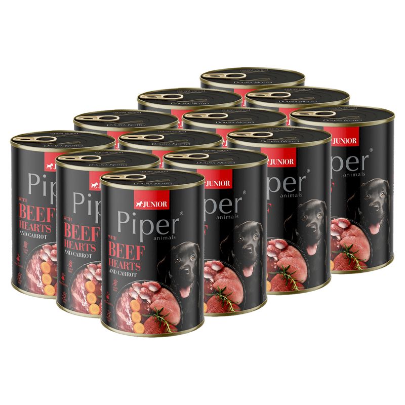 Konzerva Piper Junior goveđa srca i mrkva 12 x 400 g