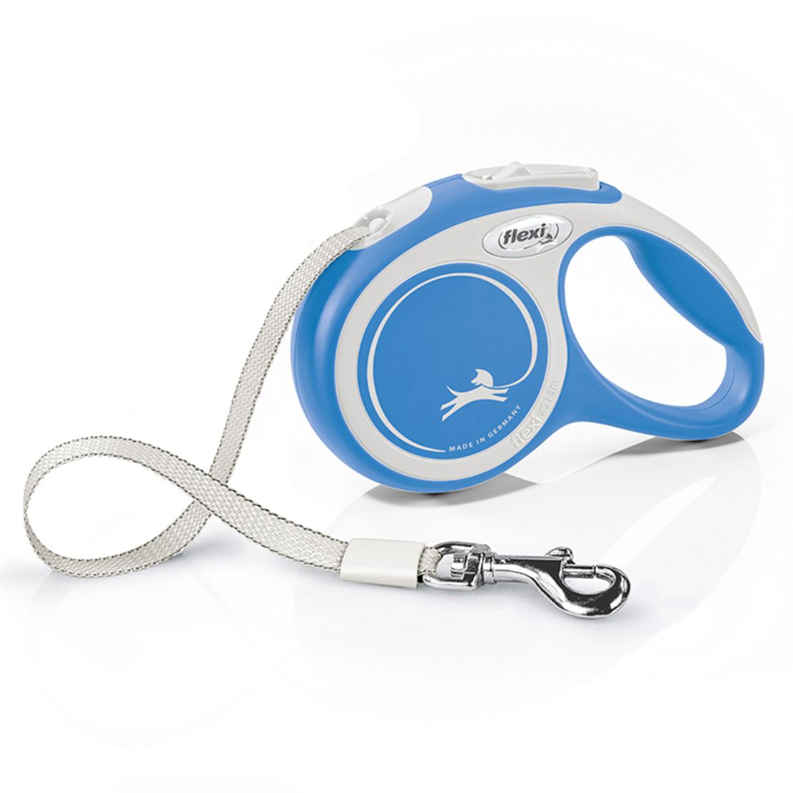Flexi NEW COMFORT povodac XS do 12kg, 3m trak – plavi