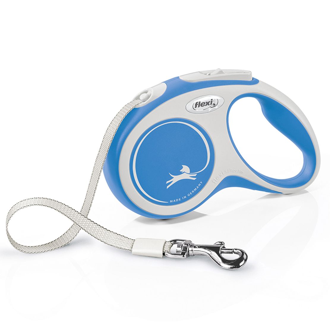Flexi NOVA UDOBNOST povodac S do 15kg, 5m trak – plava