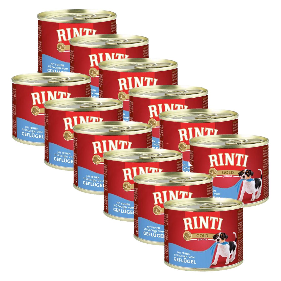 Konzerva Rinti Gold Junior piletina 12 x 185 g