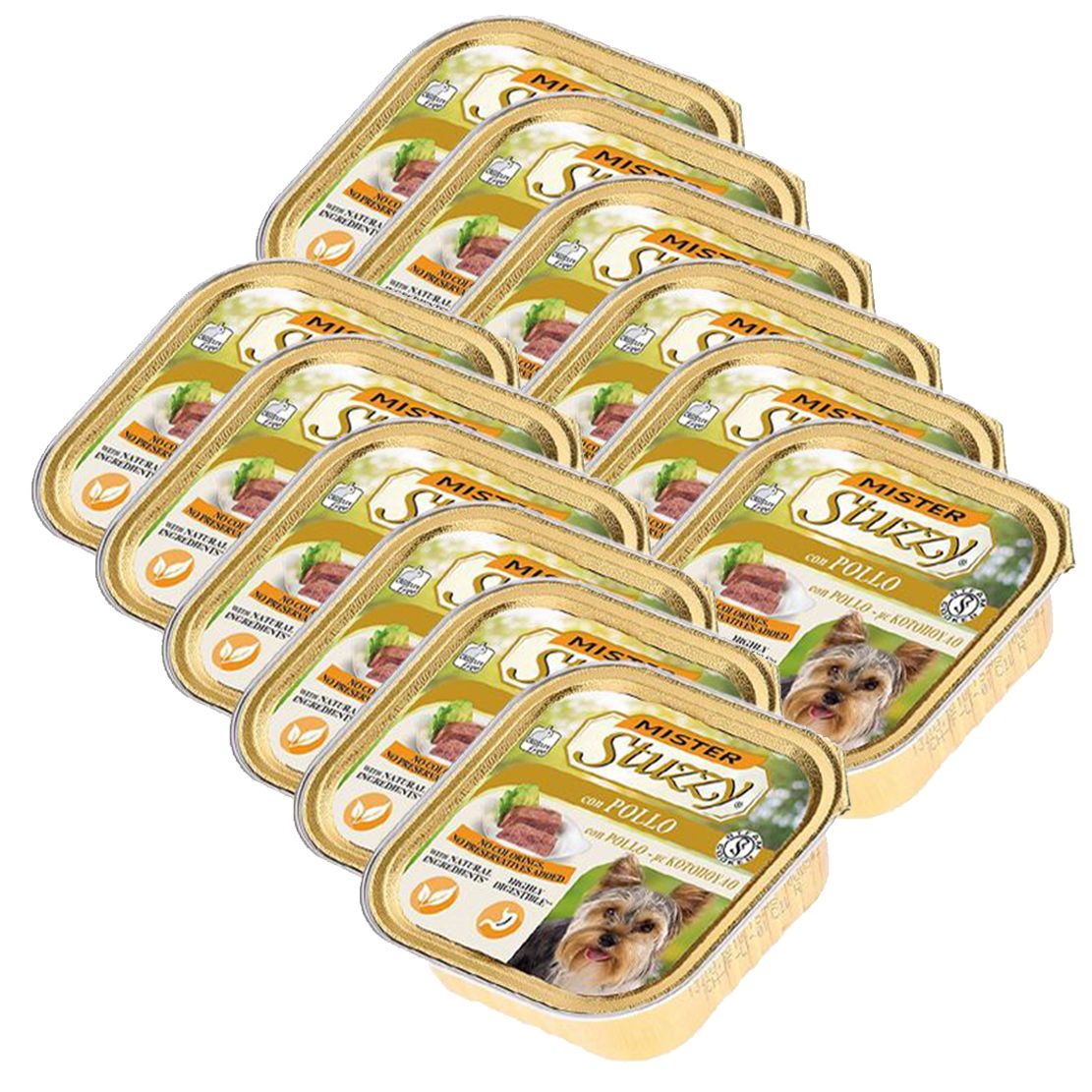 Mister STUZZY Dog posudica - piletina, 12 x 150 g