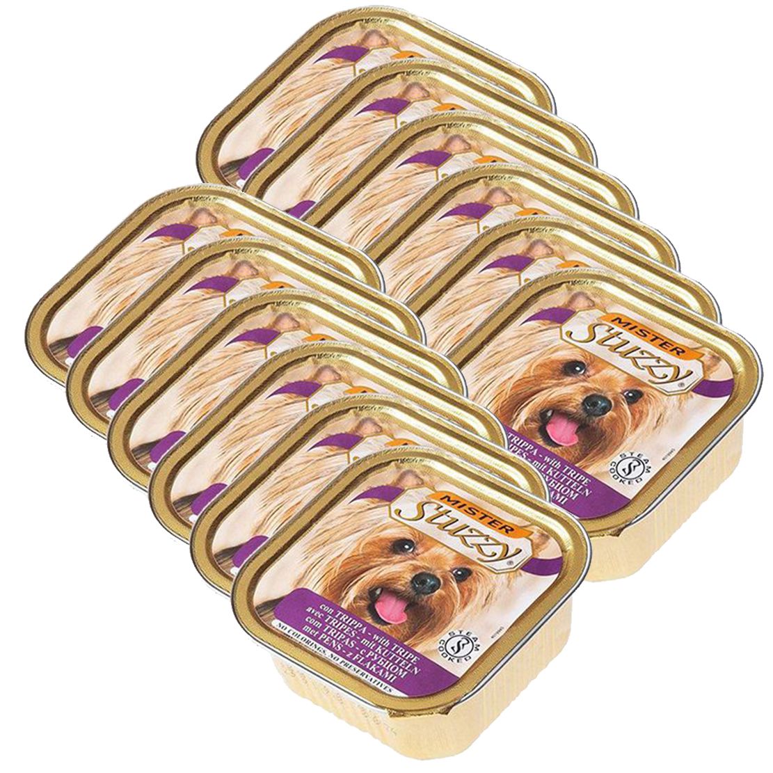 Vaničice Mister STUZZY Dog - tripice, 12 x 150 g