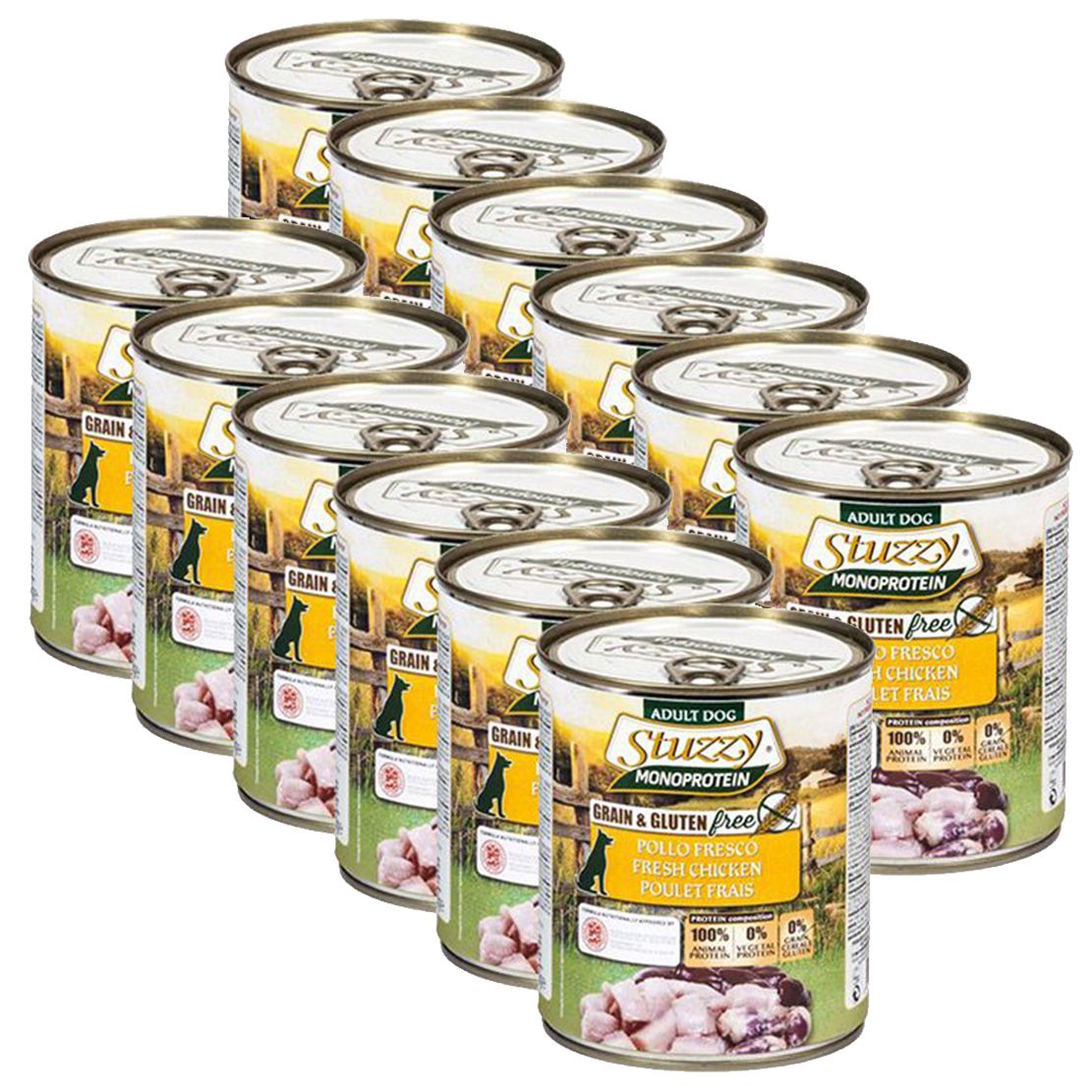 Konzerva STUZZY Dog Monoprotein - piletina, 12 x 800g