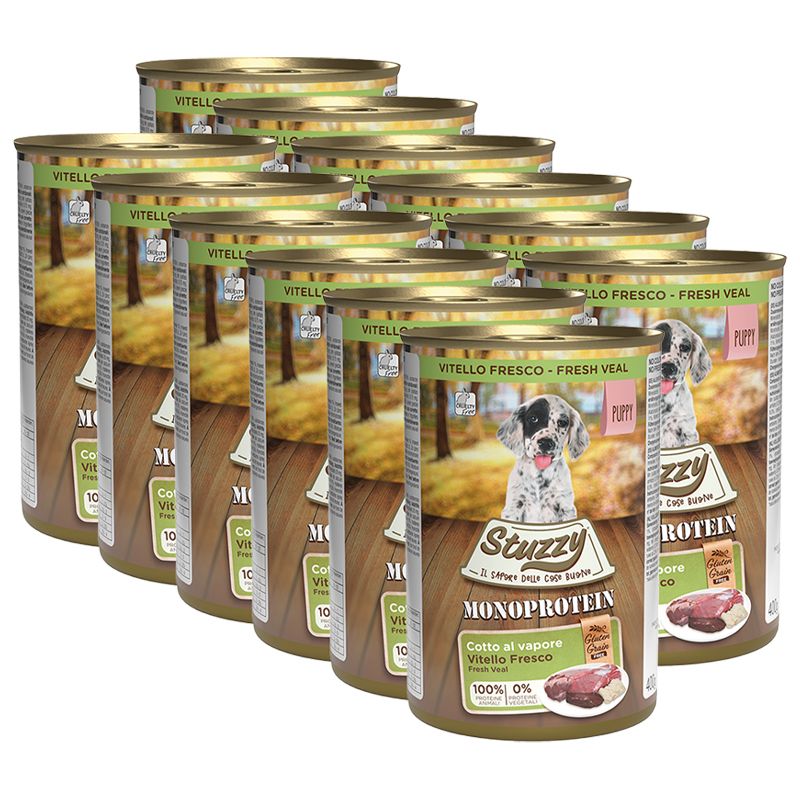 Konzerva STUZZY Puppy Monoprotein - teleće, 12 x 400g