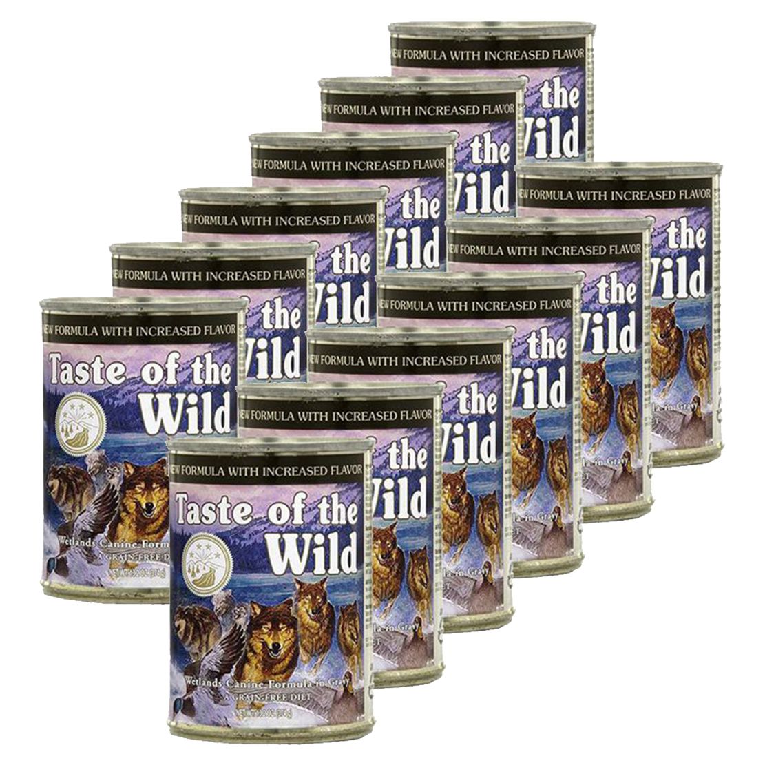 TASTE OF THE WILD Wetlands Canine - konzerva, 12 x 390g