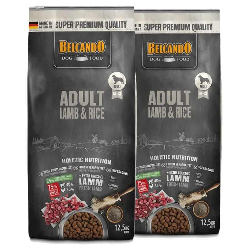 BELCANDO Adult Lamb & Rice 2 x 12,5 kg