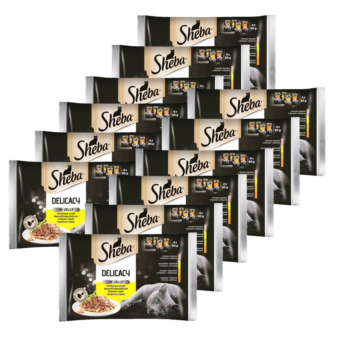 Sheba Delicacy Piletina izbor vrećica 12 x (4 x 85 g)