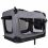 Transportna torba za pse - siva 62 x 42 x 42 cm