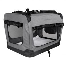 Transportna torba za pse - siva 62 x 42 x 42 cm