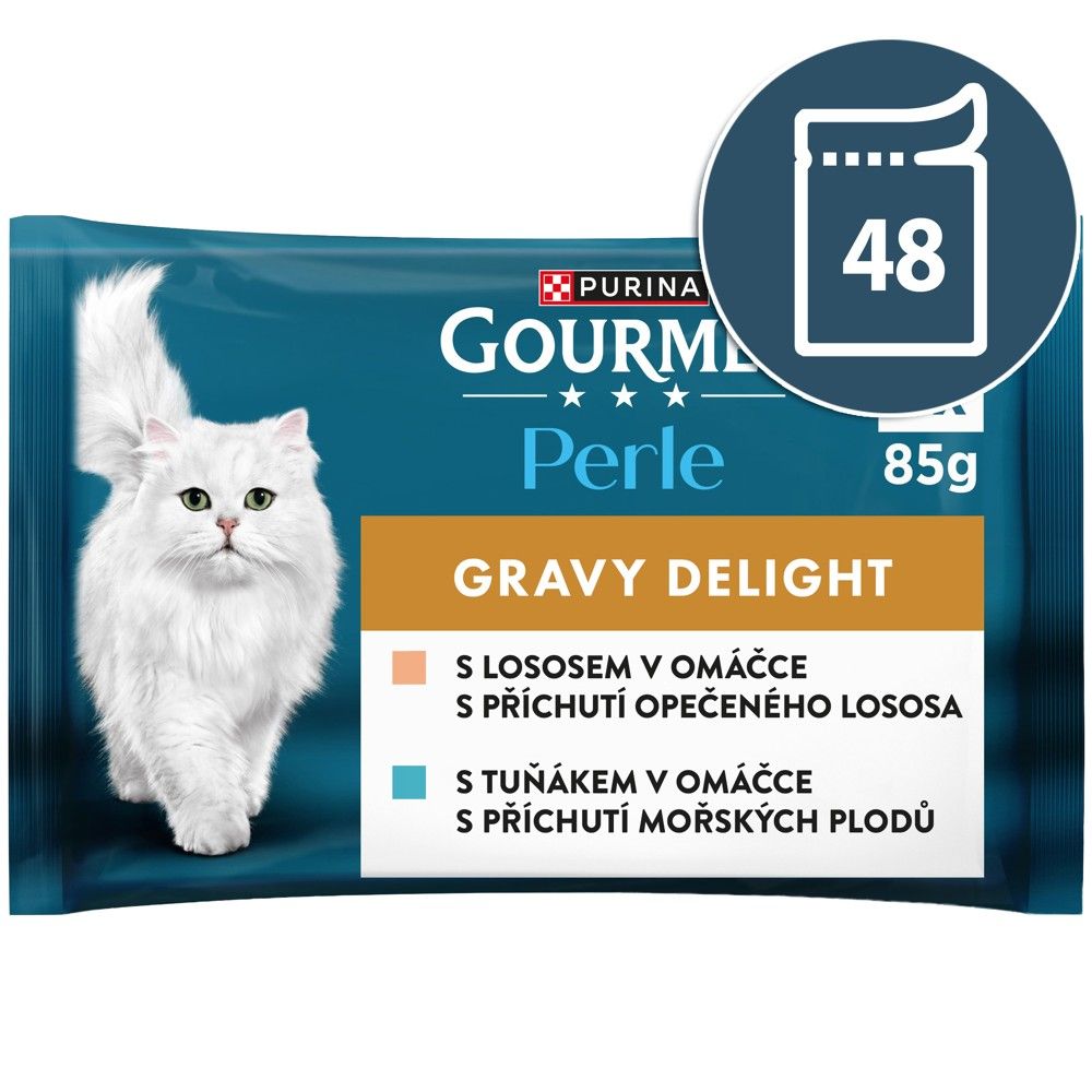 Kapsice GOURMET PERLE Gravy Delight - riba 48 x 85 g
