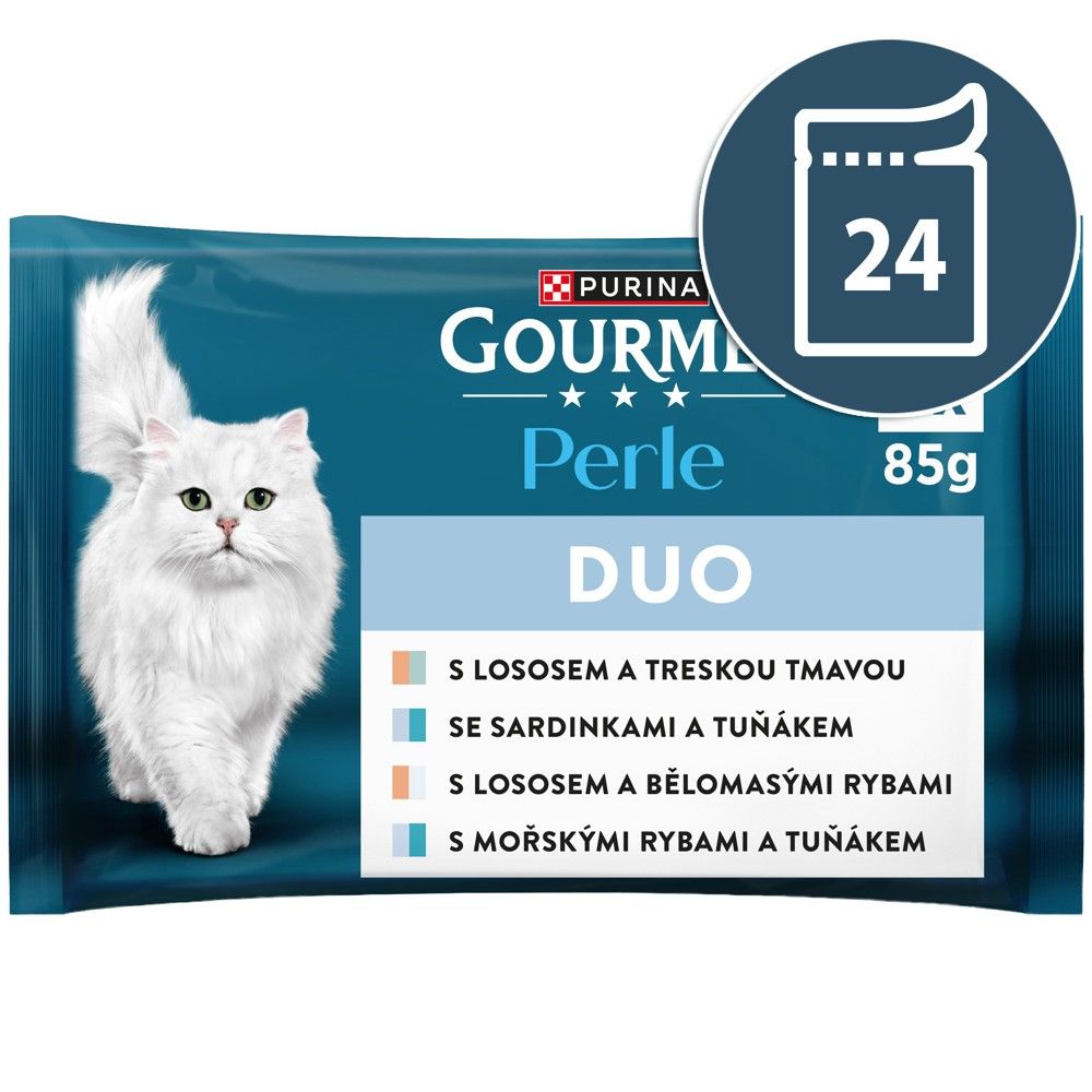 Konzervice Gourmet Perle Duo riblji miks 24 x 85 g