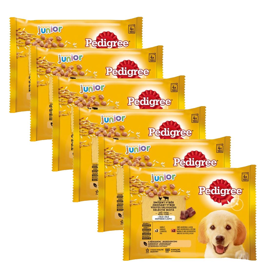 Pedigree Junior vrećice u želeu 6 x (4 x 100 g)