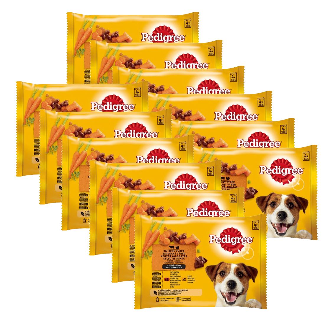 Pedigree mix vrećica u umaku 12 x (4 x 100 g)