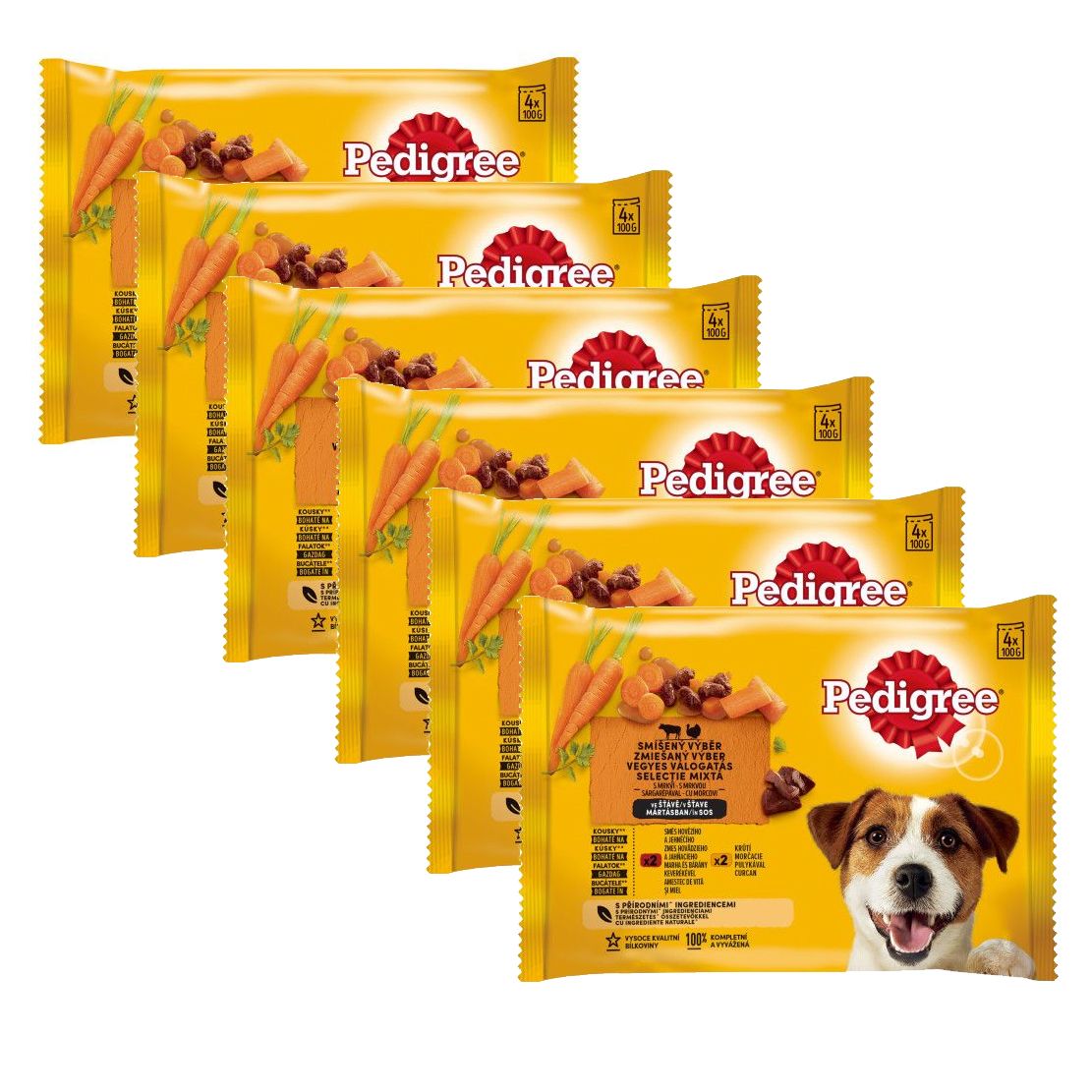 Pedigree mix vrećica u umaku 6 x (4 x 100 g)