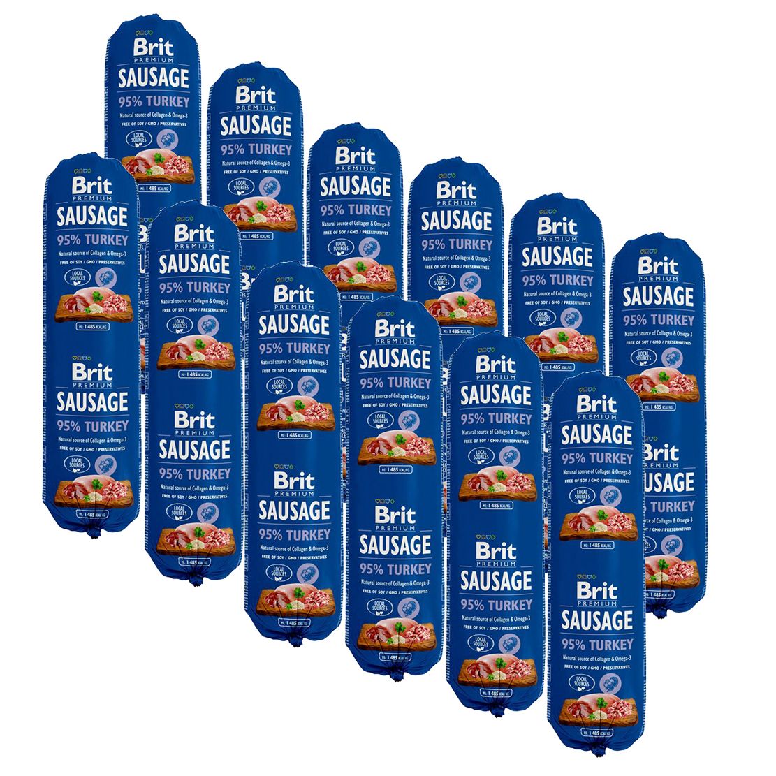 BRIT Kobasica Turecka 12 x 800 g