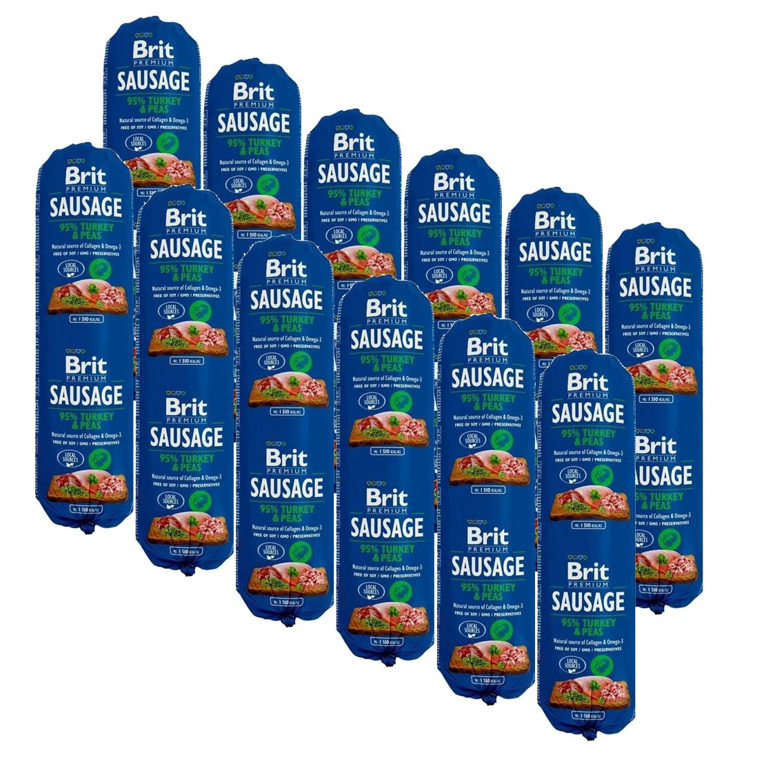 BRIT Kobasica s Turskom i Graškom 12 x 800 g