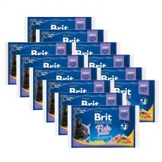 Konzervice BRIT Premium Cat Fish Plate 12 x (4 x 100 g)