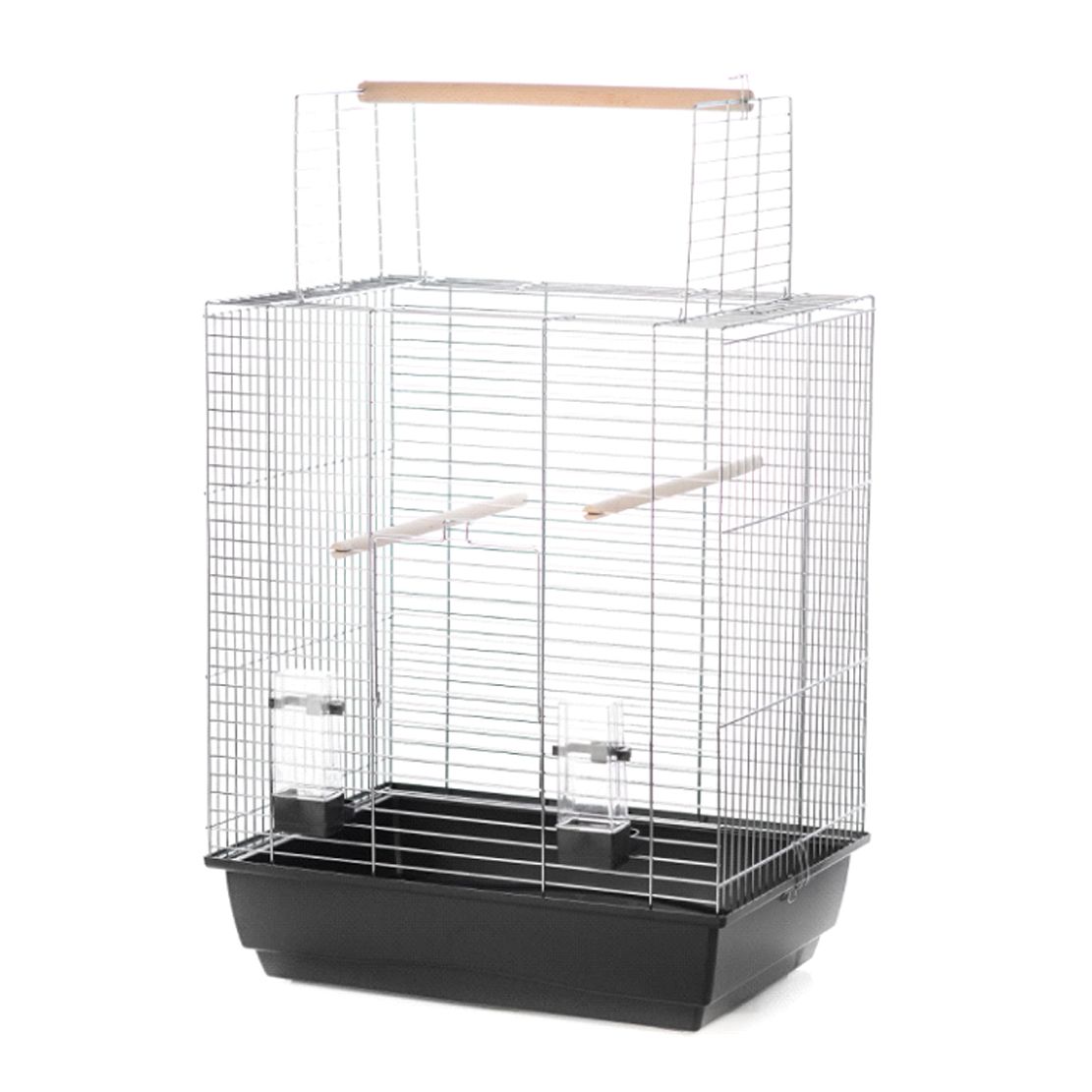 Kavez za ptice ARA zinc - 54 x 39 x 67,5 cm CRNA