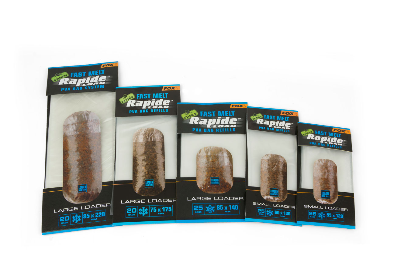 Fox Edges™ Rapide™ Load PVA Bag Refills Fast Melt 55mm x 120mm - 25 bags
