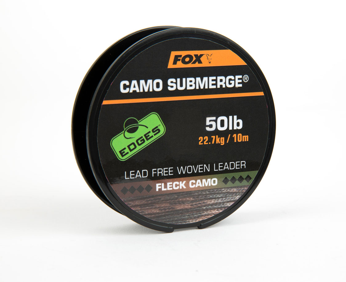 Fox Upredenica Edges Submerge Camo Leader Submerge fleck camo 30lb - 10m