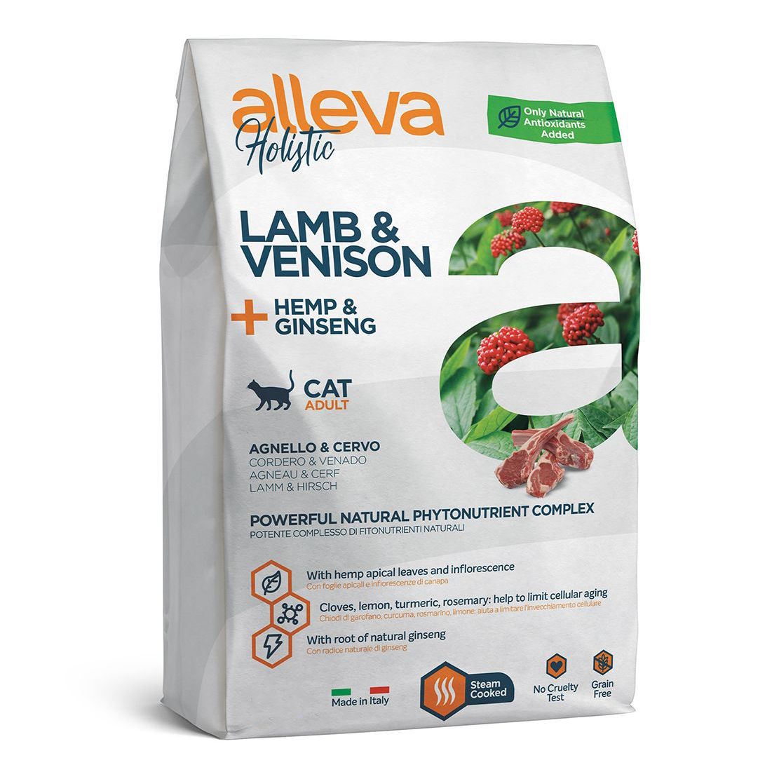 Alleva HOLISTIC cat lamb & venison adult 400 g