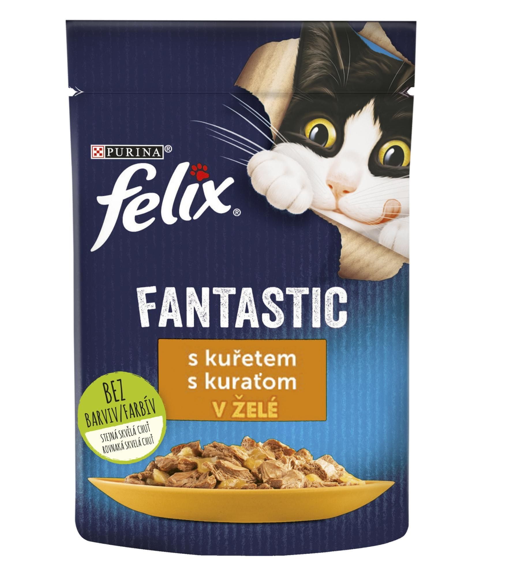 Konzerva FELIX Fantastic s piletinom u želeu 85 g