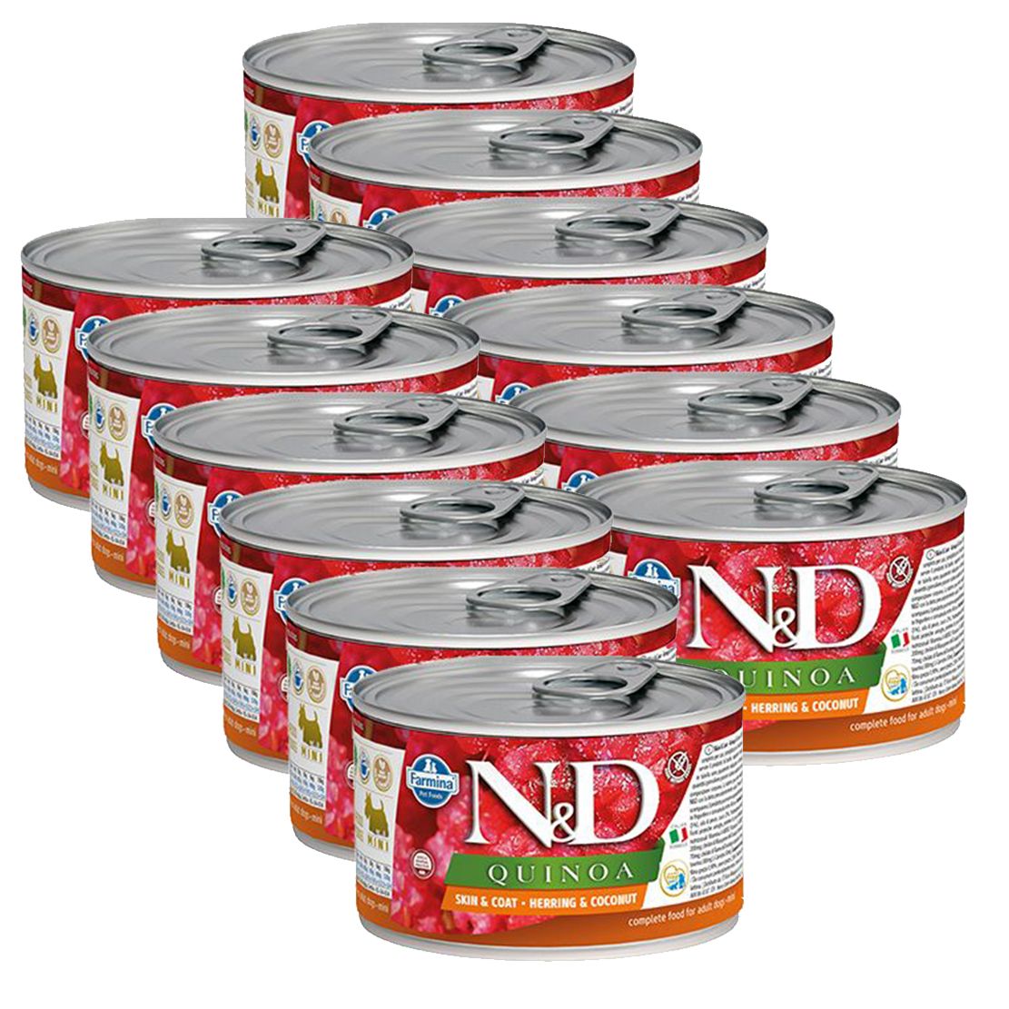 Farmina N&D pasja Quinoa Herring & Coconut 12 x 140 g