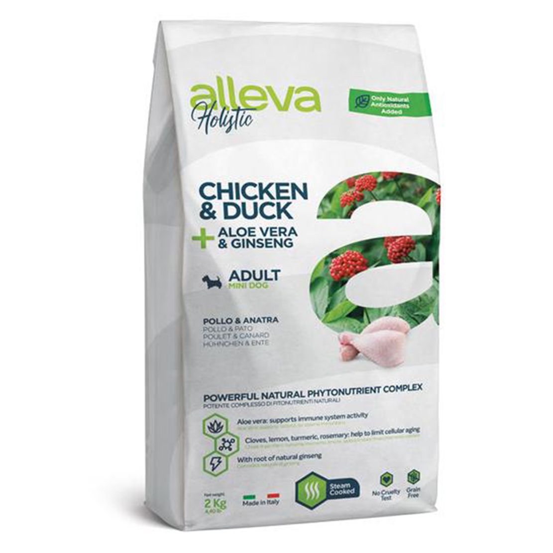 Alleva HOLISTIC Chicken & Duck Adult Mini 2 kg