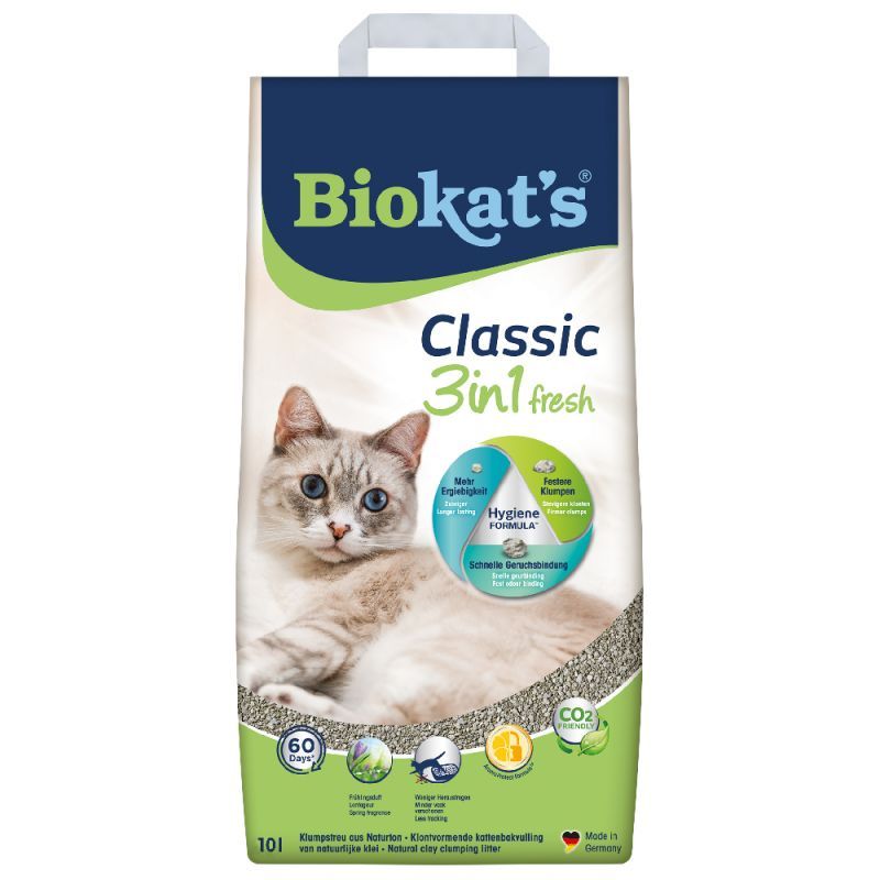 Biokat’s Classic 3 u 1 svježa podloga 10 l