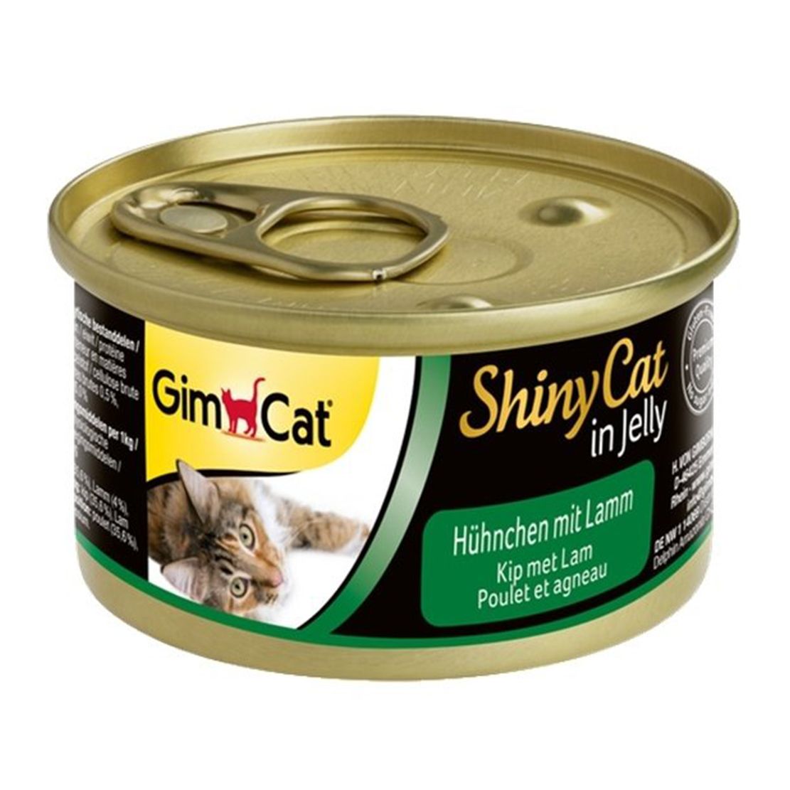 GimCat ShinyCat piletina + janjetina 70 g