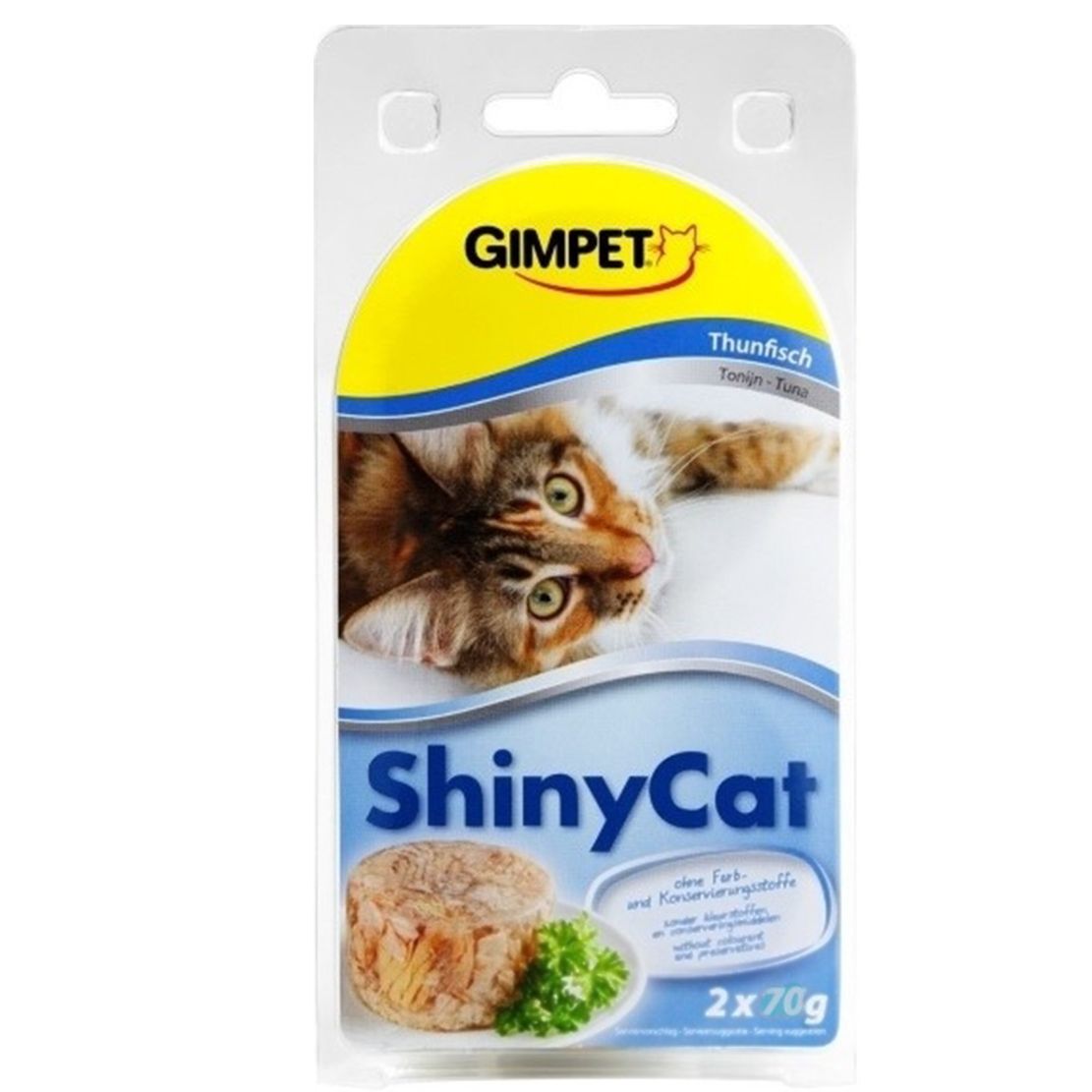 GimCat ShinyCat tuna 2 x 70 g