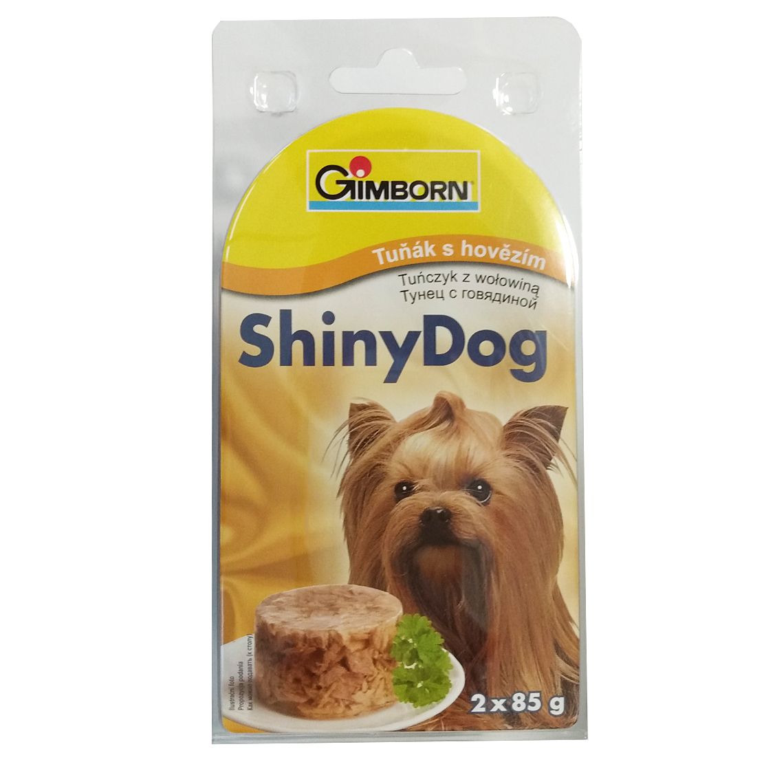 GimBorn ShinyDog tuna + govedina 2 x 85 g