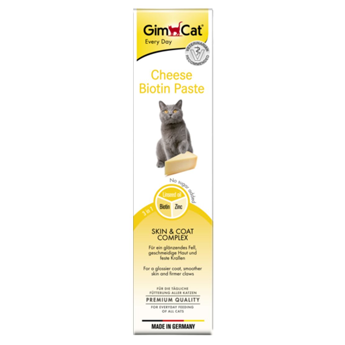 GimCat Pasta s biotinom i sirom 100 g