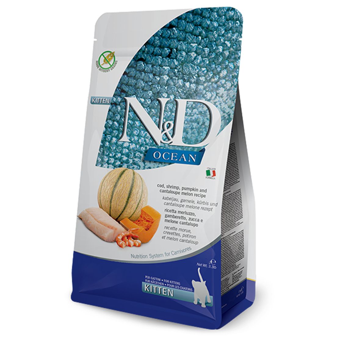 Farmina N&D cat OCEAN PUMPKIN kitten cod & shrimp 5 kg