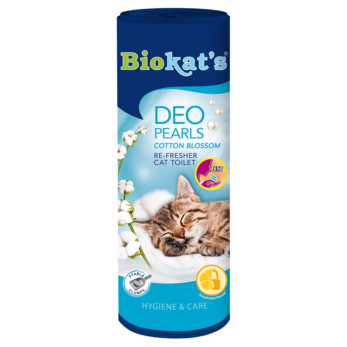 Biokat s DEO PEARLS osvježivač WC-a cotton blossom 700 g