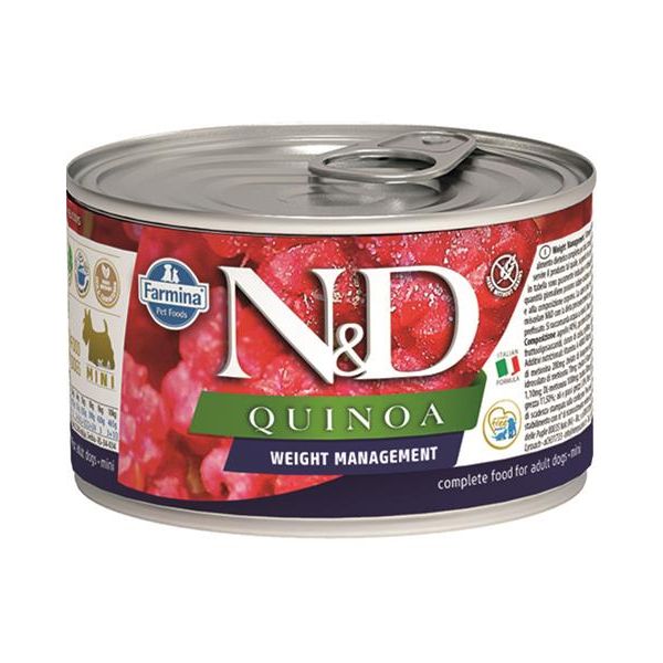 Farmina N&D dog Quinoa Mini Weight Management 140 g
