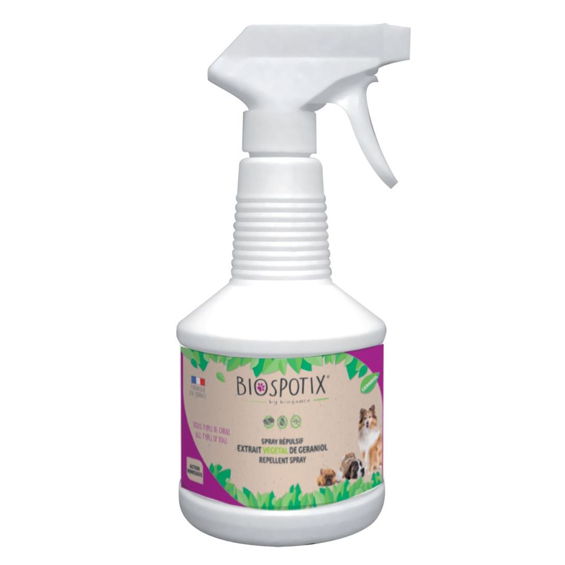 Sprej BIOGANCE Biospotix Pas za pse s repelentnim učinkom 500 ml