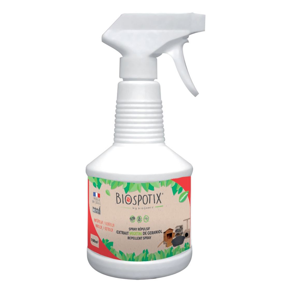 Sprej BIOGANCE Biospotix Indoor/Outdoor s repelentnim učinkom 500 ml