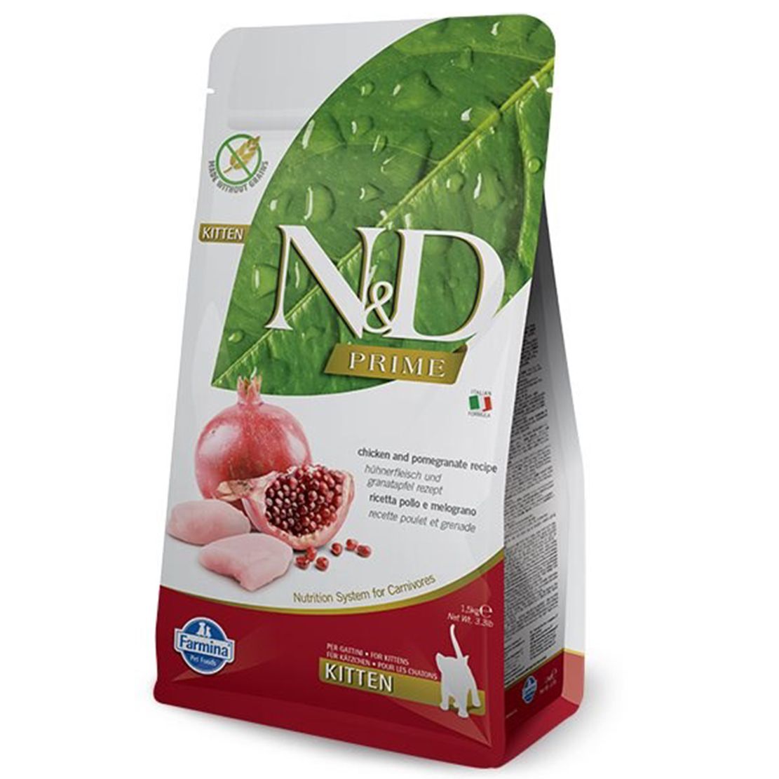 Farmina N&D cat PRIME (GF) kitten, chicken & pomegranate 1,5 kg