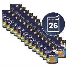 Konzerva FELIX Fantastic s piletinom u želeu 26 x 85 g