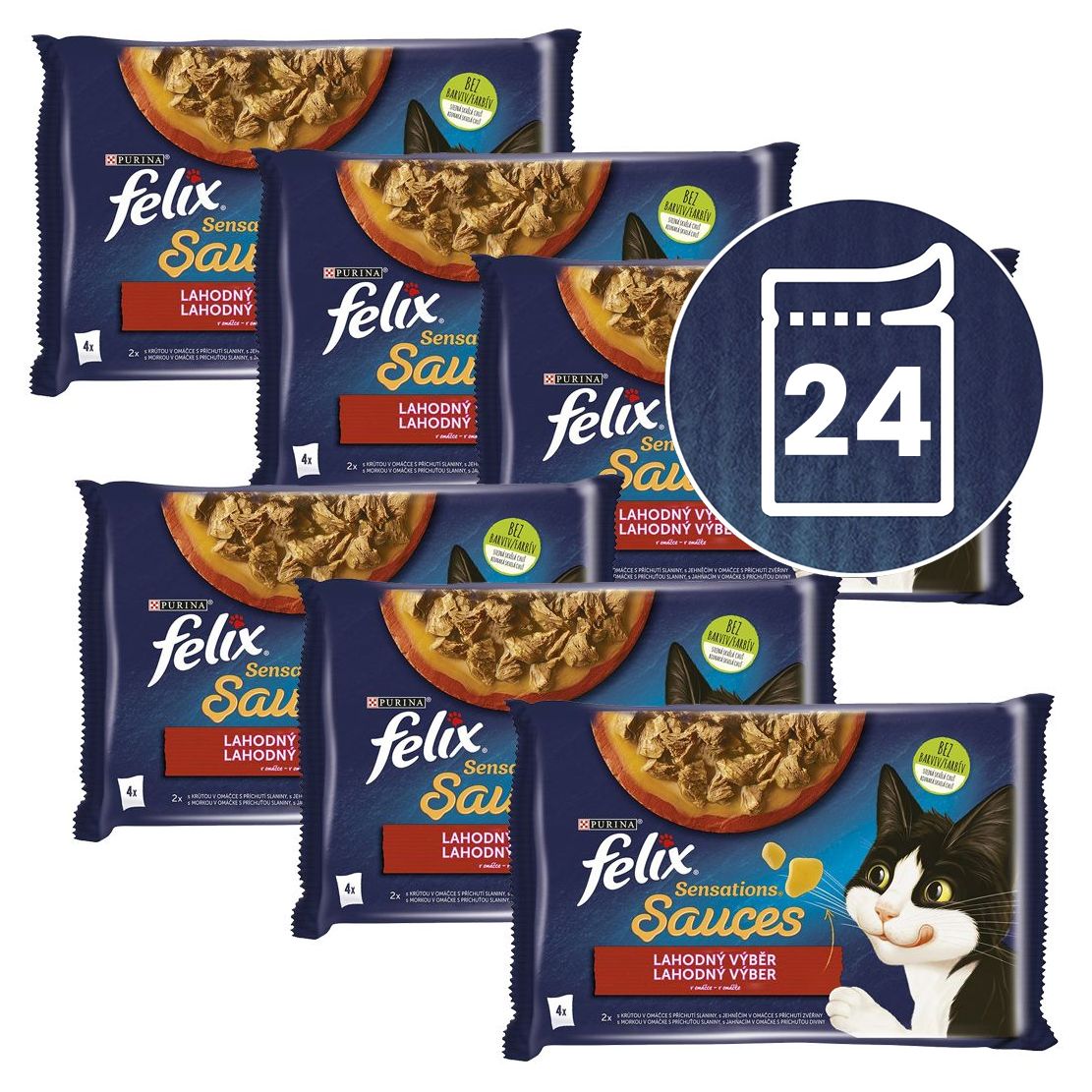 Kapsice FELIX Sensations Umaci, ukusni izbor u umaku 24 x 85 g