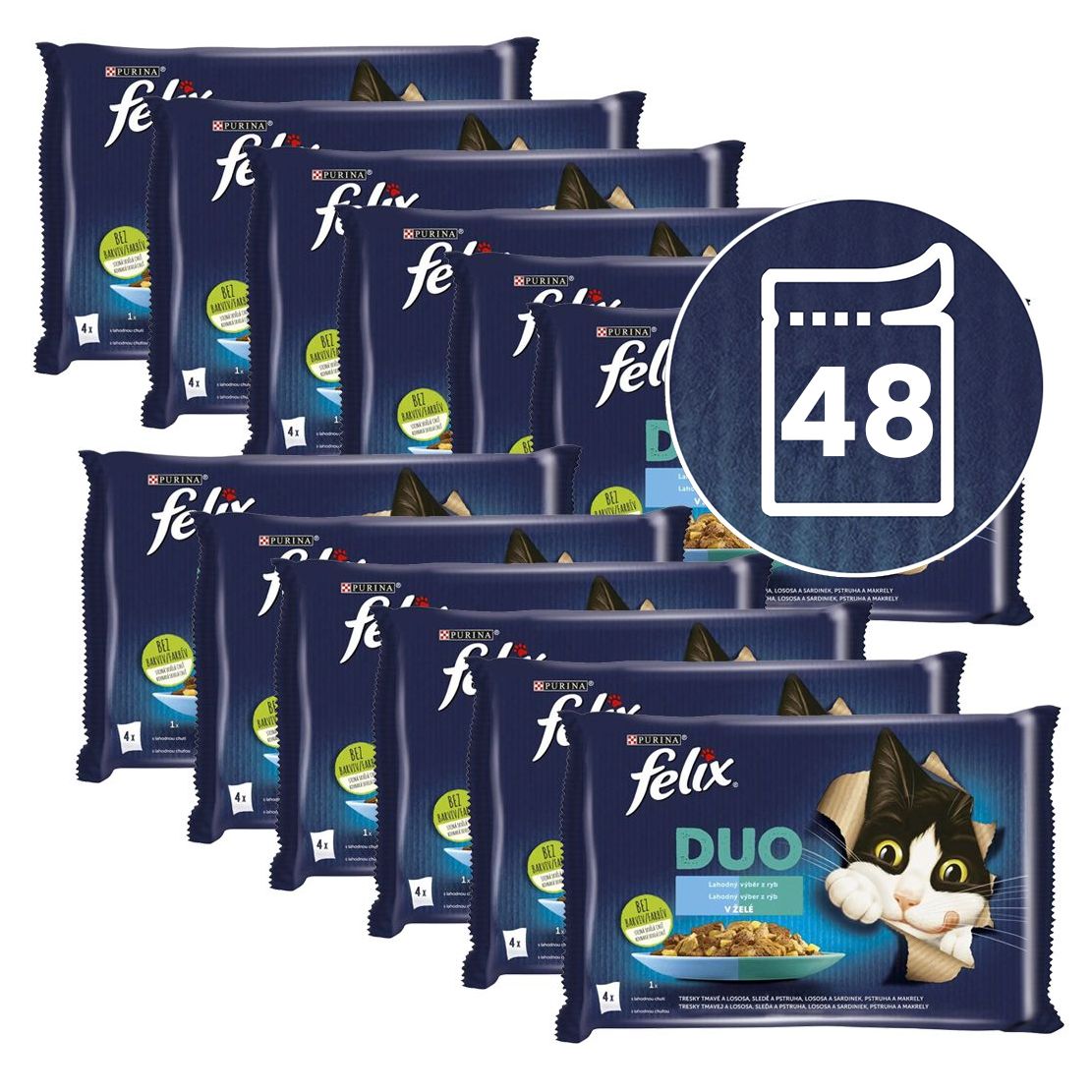 FELIX DUO vrećice - ukusni izbor ribe 48 x 85 g