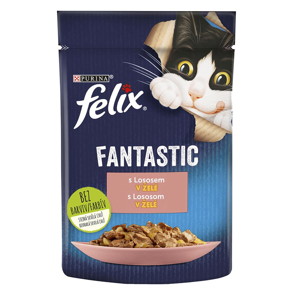 Kapsica FELIX Fantastic s lososom u želeu 85 g