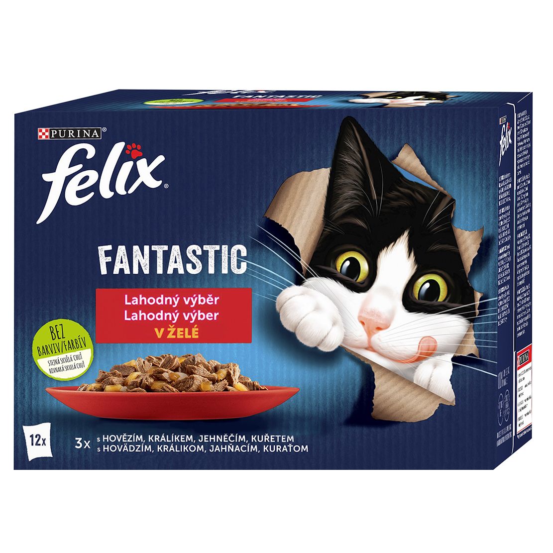 Kapsice FELIX Fantastic ukusni izbor s piletinom, govedinom, zečetinom, janjetinom 12 x 85g