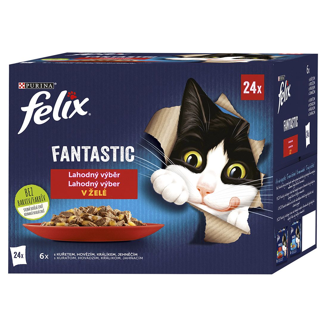 Kapsice FELIX Fantastic ukusni izbor u želeu - višepakiranje 24 x 85 g