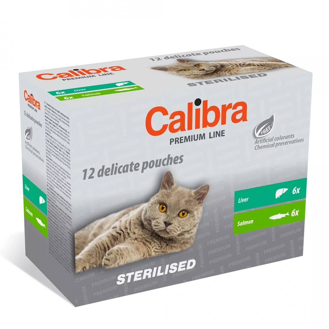Calibra Cat konzervice Premium Steril. multipack 12 x 100 g